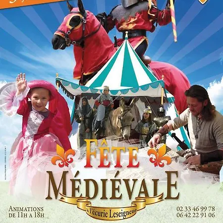 艾库里斯茵索利特营地旅馆 Bolleville (Manche)